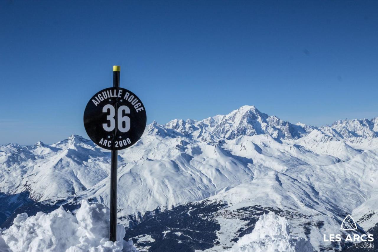 Alps Les Arcs 1950 Prince Des Cimes, Ski-In Out,Swimming Pool, Sauna, Shoes Dryer Bourg-Saint-Maurice Eksteriør bilde